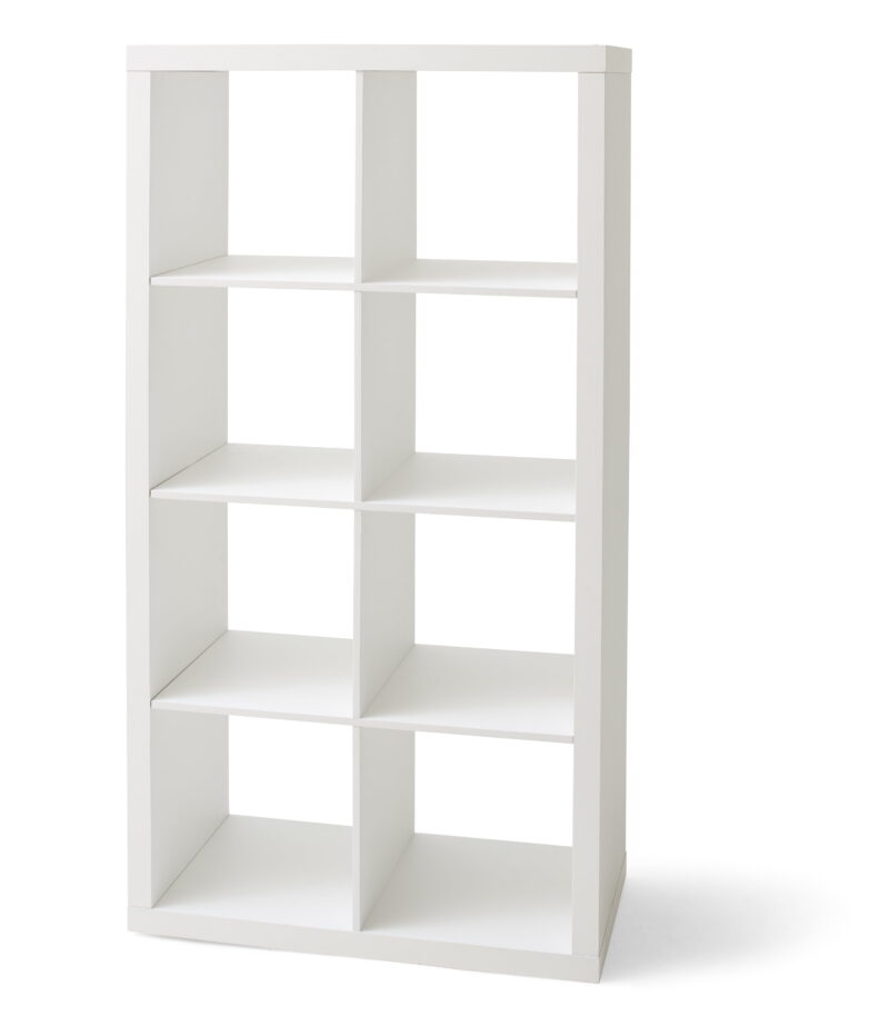 Better Homes & Gardens 8 Cube Organizer with 4 H Shelf Inserts, White Texture - Image 7