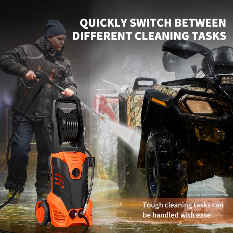 SUGIFT Electric Pressure Washer, 3500PSI Max, 2.0 GPM, 14.5-Amp - Image 5