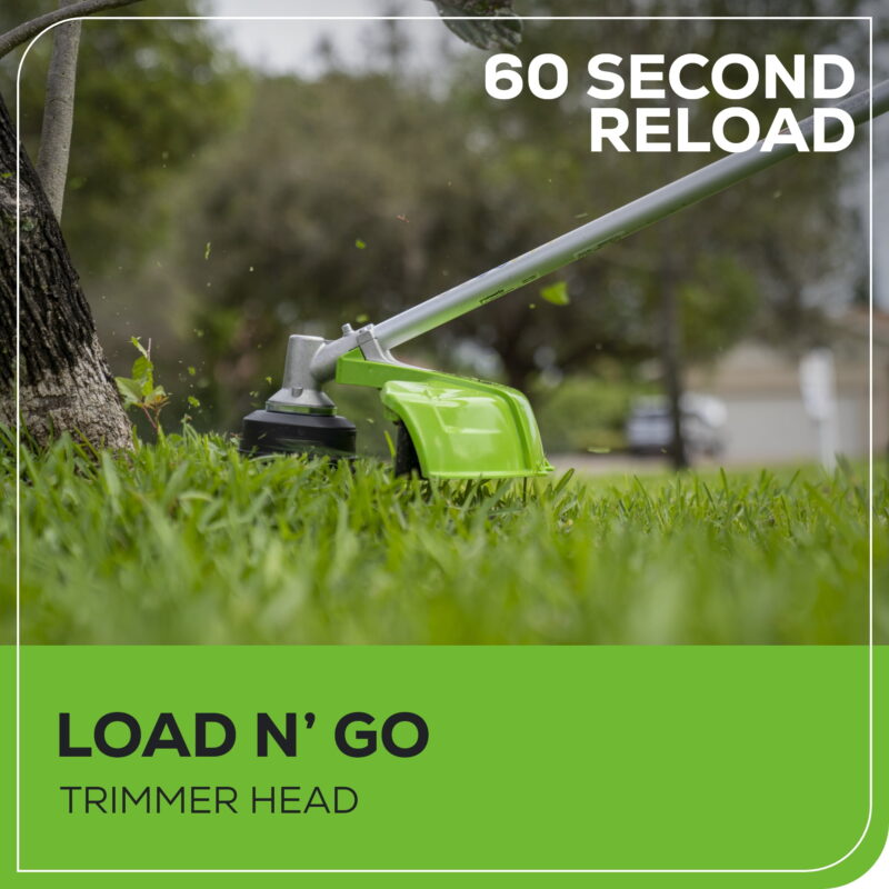 Greenworks 48V (2x24V) 16" Brushless (Attachment Capable) String Trimmer with (2) 4Ah Batteries 2123402 - Image 4