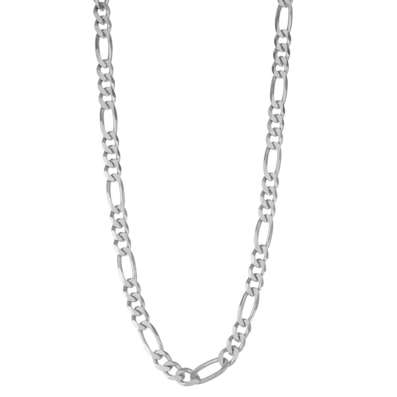 Sterling silver Men's 24" figaro chain necklace - Image 2