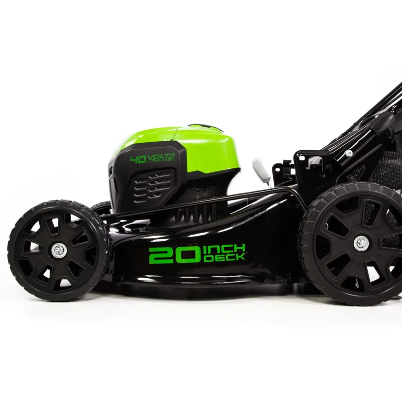Greenworks 40V 20" Brushless Push Lawn Mower with 4.0 Ah Battery & Quick Charger 2516302VT - Image 6