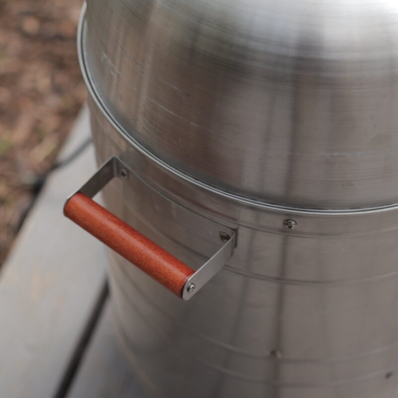 Americana Stainless Steel 351sq. inch Charcoal Water Smoker - Image 4