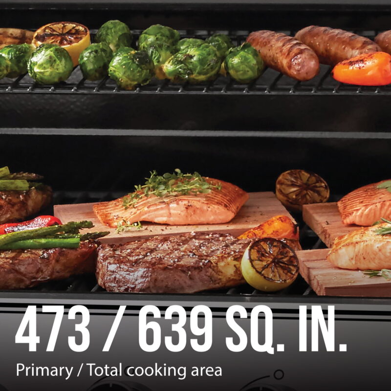 Expert Grill 5 Burner Propane Gas Grill with Side Burner - Image 6