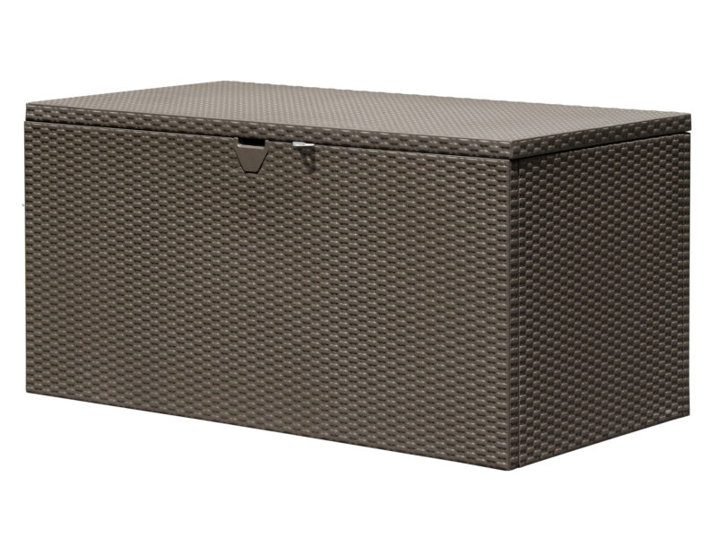 Spacemaker HDG Outdoor Weather-Resistant 134.5 Gallon Metal Deck Box, Espresso - Image 6