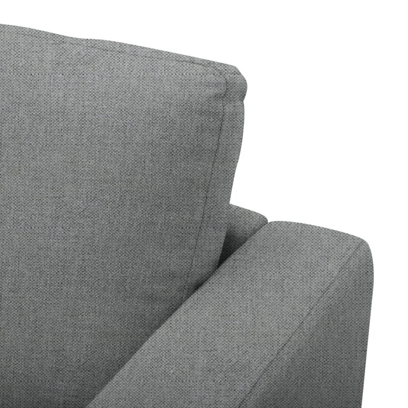 Better Homes & Gardens Springwood Wood Frame 83.46" Couch, Gray - Image 7