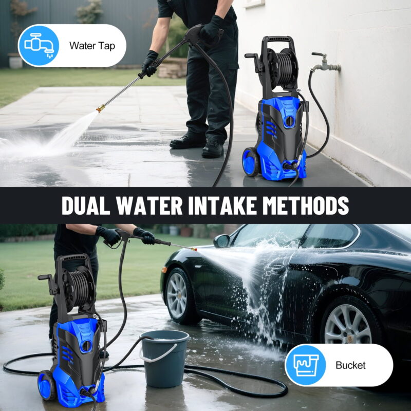 4500PSI Electric High Pressure Washer Machine 3.2 GPM 1800W w/ Deck Patio Cleaner - Image 4