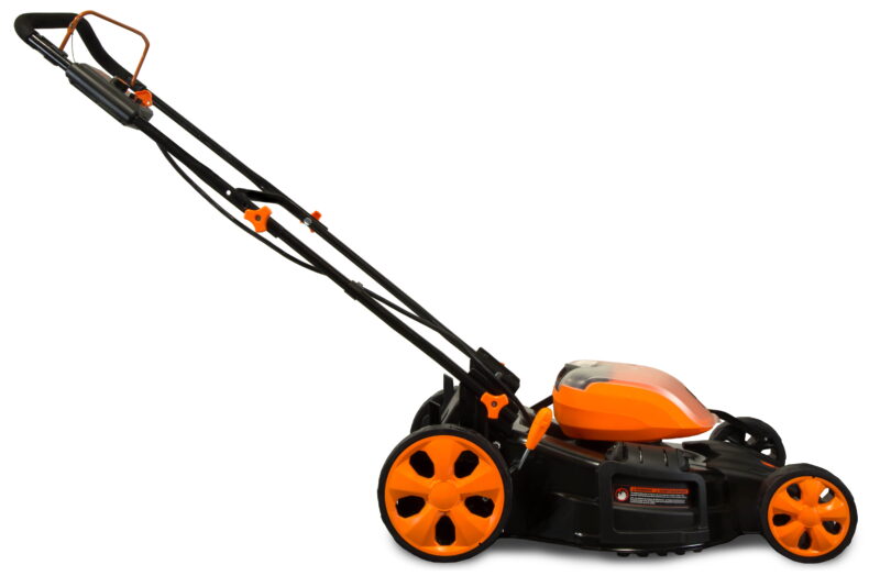 WEN 40V Max Lithium Ion 21-Inch Cordless 3-in-1 Lawn Mower with Two Batteries, 16-Gallon Bag and Charger - Image 2