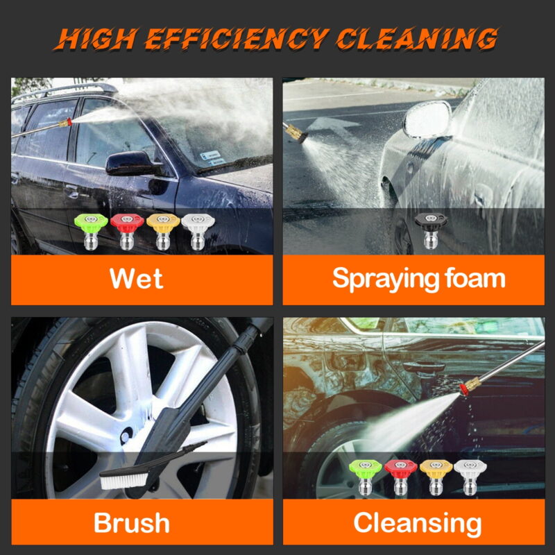 Fenbeli 4500PSI Electric Pressure Washer  Adjustable Pressure And 3.2 GPM for Home  Garden - Image 6