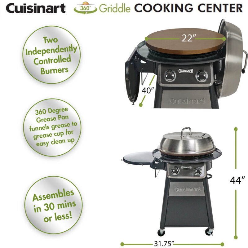 Cuisinart 360° Griddle Outdoor Cooking Center - Image 4