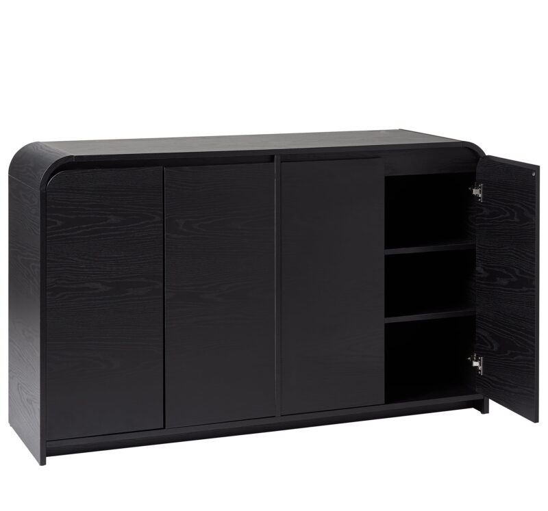 Better Homes & Gardens Juliet Sideboard, Rich Black Finish - Image 4