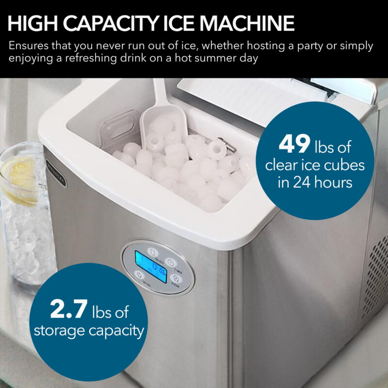 Whynter Stainless Steel Countertop Ice Maker - Image 3