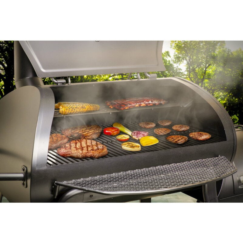 Outdoor Leisure Products Heavy Duty Offset Charcoal Smoker Grill - Image 7