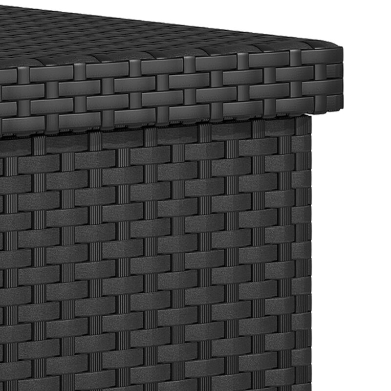 Uforic 230 Gallon Large Wicker Patio Deck Boxes,Waterproof Outdoor Toy Storage Boxes - Black - Image 4
