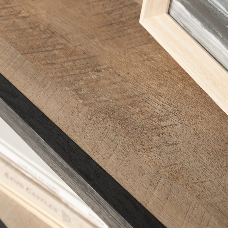 Sauder Cottage Road Library with Doors, Raven Oak Finish - Image 5