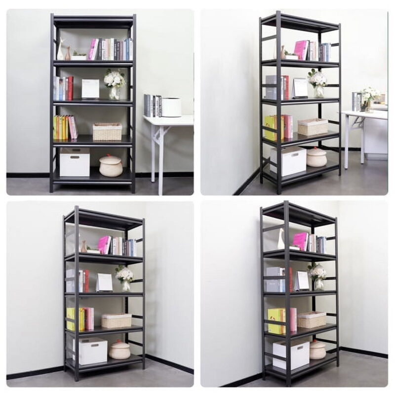 H72 * W35.4 * D15.7 5-Tier 2000lb Capacity Steel Shelving Unit - Tool-Free Assembly Metal Rack w/ Adjustable Shelves, Garage/Kitchen Storage - Image 7