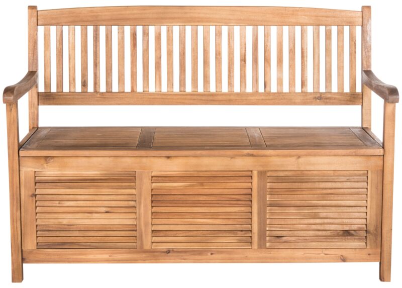 Safavieh Brisbane Indoor/Outdoor Modern Storage Bench - Image 5
