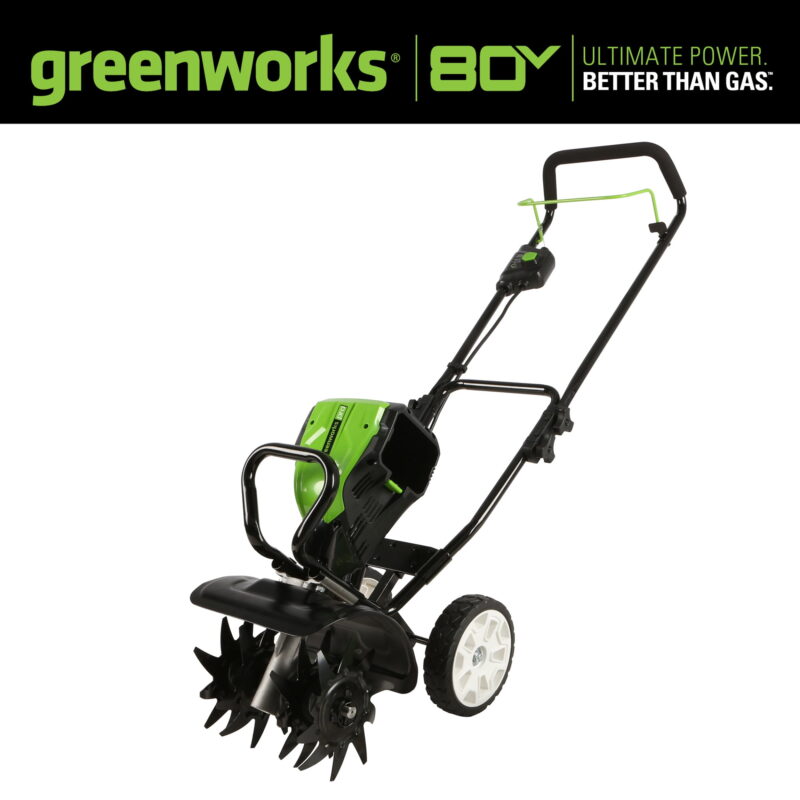 Greenworks 80V 10" 80V Cultivator/Tiller, Battery Not Included 2800002 - Image 3