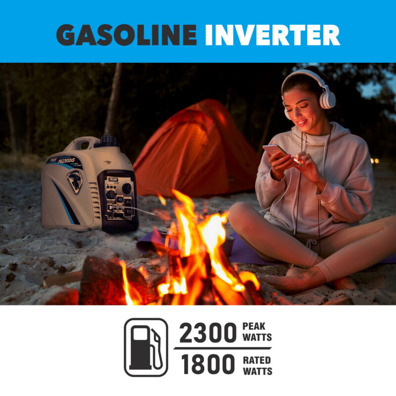 Pulsar 2300-Watt Super Quiet Gasoline Powered Inverter Generator with USB - Image 7
