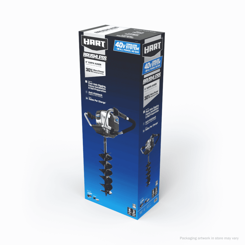 HART 40V Brushless Auger (1) 4.0 Ah Lithium-Ion Battery - Image 4