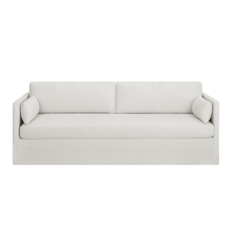 Better Homes & Gardens Waylen Slipcover Sofa, Cream, by Dave & Jenny Marrs - Image 3
