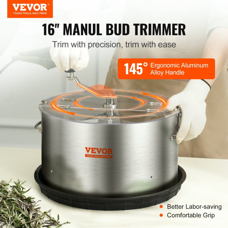 BENTISM Bud Leaf Trimmer 16 inch Stainless Steel Manual Bud Trimmer Machine - Image 2