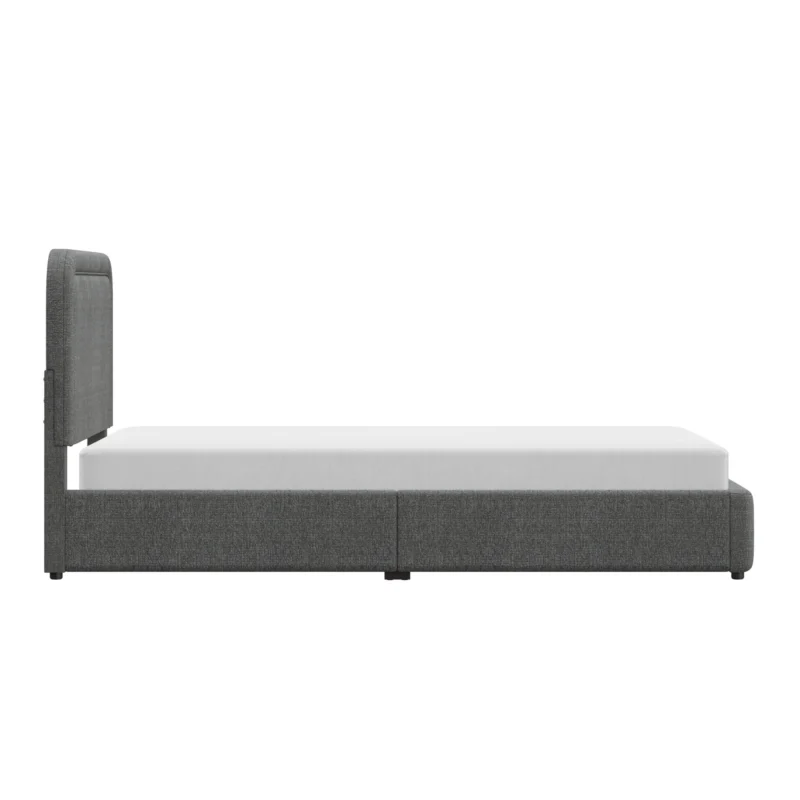 Better Homes & Gardens Juliet Queen Platform Bed, Gray - Image 6