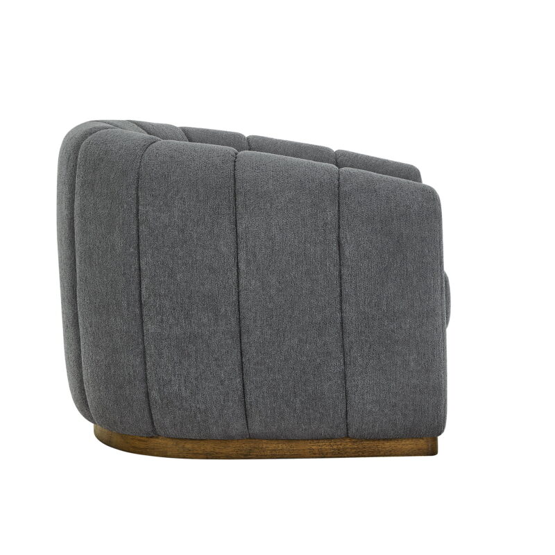 Better Homes & Gardens Lillian Accent Swivel Chair, Charcoal Boucle - Image 7