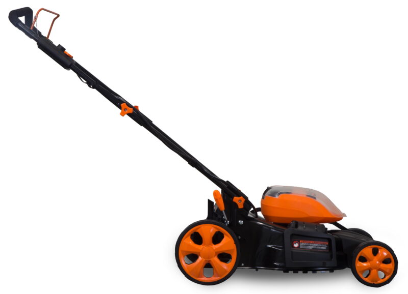 WEN 40V Max Lithium Ion 19-Inch Cordless 3-in-1 Lawn Mower with Two Batteries, 16-Gallon Bag and Charger - Image 3