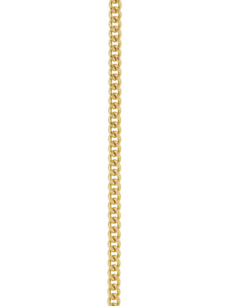 Brilliance Fine Jewelry Gold Filled Crucifix Cross on Stainless Steel Necklace,24" - Image 3