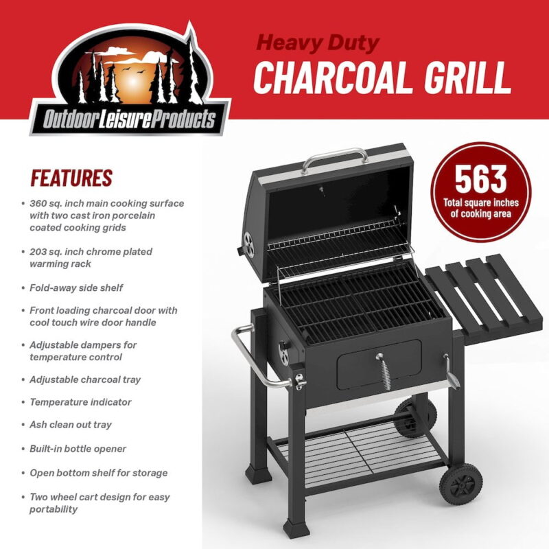 Outdoor Leisure Products  CHARCOAL Grill - Image 7