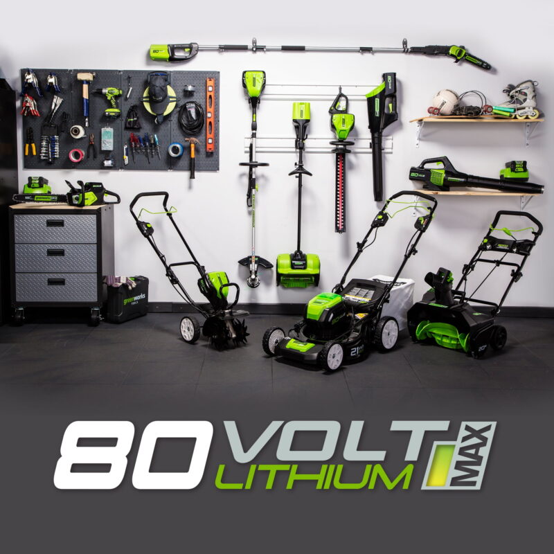 Greenworks 80V 16" Cordless String Trimmer with 2.0 Ah Battery & Charger 2100102VT - Image 2