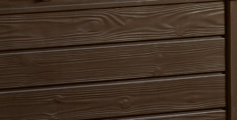 Keter Brightwood 120 Gallon Durable Resin Outdoor Deck Box Storage Organization, Brown - Image 4