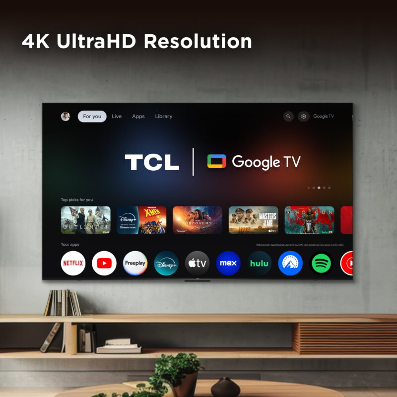 TCL 43" Q Series (NEW 2025)  4K UHD HDR QLED Smart TV with Google TV – Dolby Vision, Dolby Atmos, Motion Rate 120, HDR 10+, Auto Game Mode - 43Q51K - Image 4