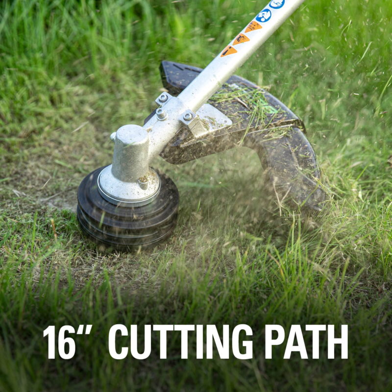Greenworks 80V 16" Brushless Attachment Capable String Trimmer with 2.0 Ah Battery & Charger 2101102 - Image 3