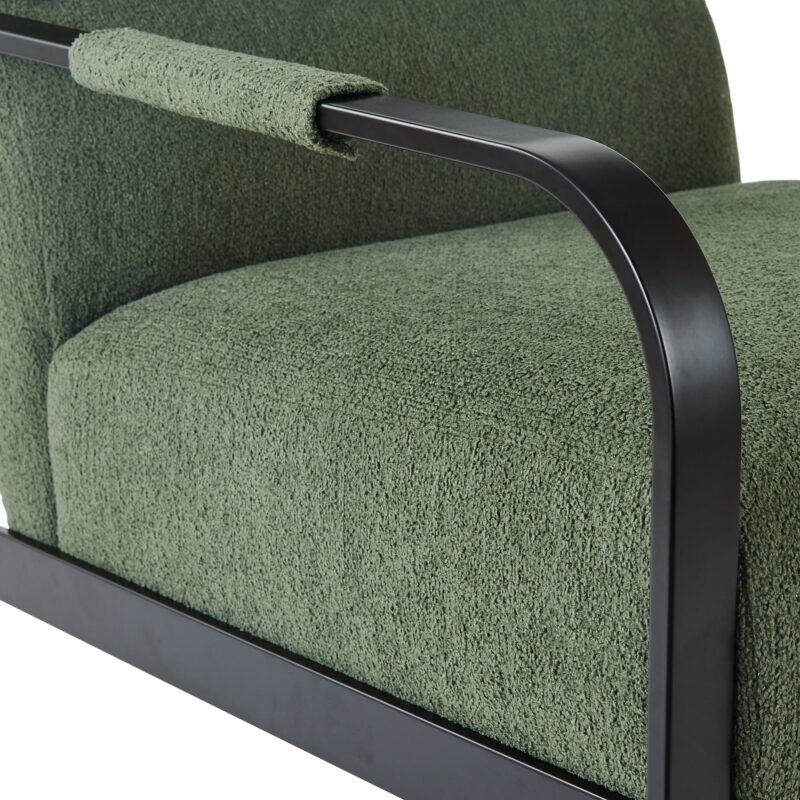 Better Homes & Gardens Wyatt Accent Chair, Olive Green Bouclé - Image 6