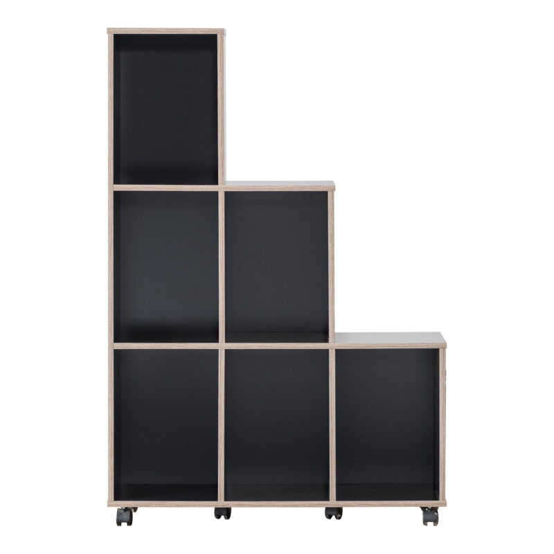 Furniture of America Chapin 6-Compartment Bookcase, Cappuccino - Image 5