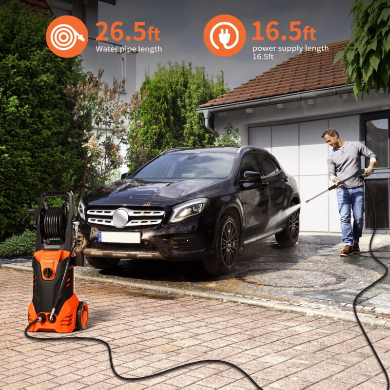 SUGIFT Electric Pressure Washer, 3500PSI Max, 2.0 GPM, 14.5-Amp - Image 2