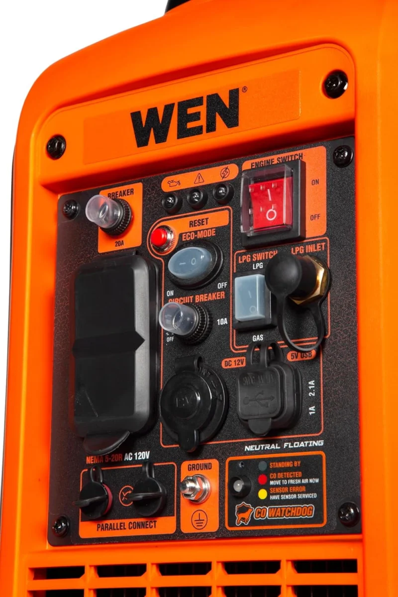 2800-Watt Dual Fuel Inverter Generator, Quiet, Portable, and Lightweight with Fuel Shut Off and CO Watchdog (DF280iX) - Image 3
