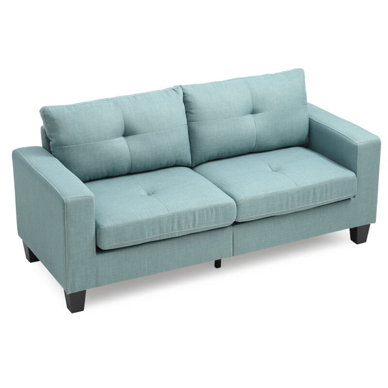 Glory Furniture Newbury Sofa in Teal Color - Image 5