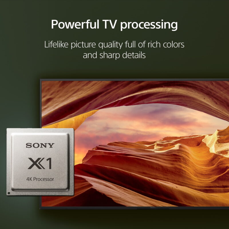 Sony 65” Class X77L 4K Ultra HD LED Smart Google TV KD65X77L - 2023 Model - Image 3