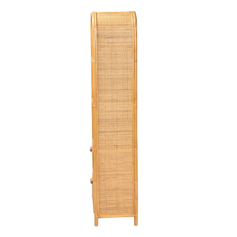 bali & pari Curacao Boho Bookcase, One Size, Light honey - Image 5