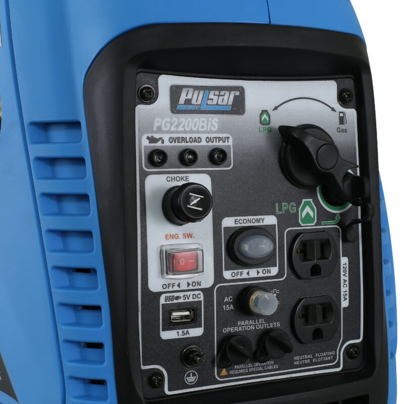 Pulsar 2,200 Watt Dual-Fuel Portable Inverter Generator - CARB Compliant - Image 6