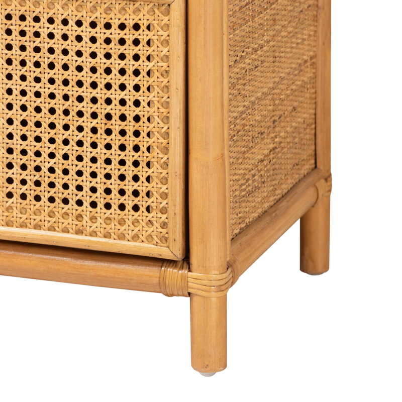 bali & pari Curacao Boho Bookcase, One Size, Light honey - Image 7