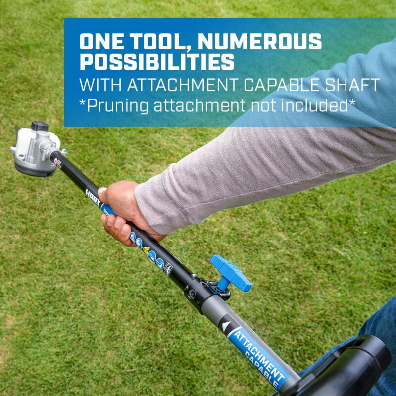 HART 40 Volt Cordless Brushless 15-inch String Trimmer Kit, (1) 4.0Ah Lithium-Ion Battery - Image 6