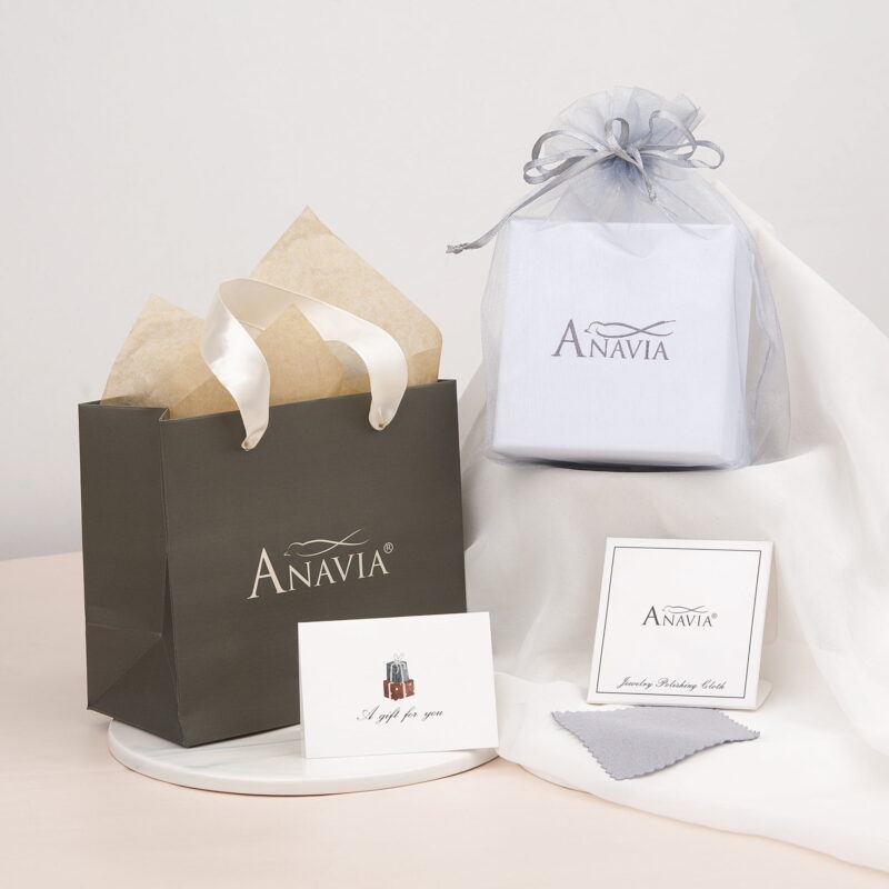 Anavia Anniversary Gift for Girlfriend / Wife, Sterling Silver Compass Necklace Gift Card, I'd Be Lost Without You Jewelry for Her - Image 7