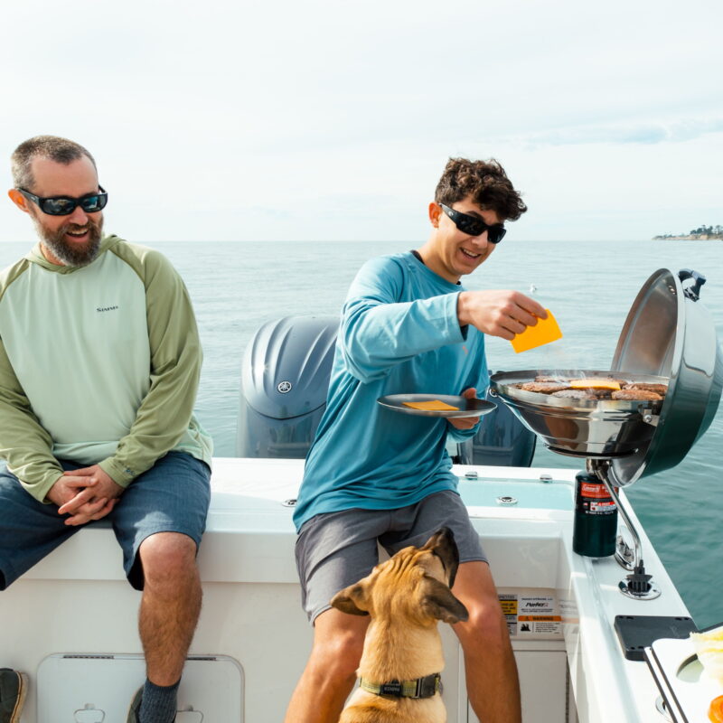 Magma A10-215 Marine Kettle Gas Grill | Party Size | Stainless Steel Portable Boat BBQ | Propane Grill for Marine, Pontoon & RV Use - Image 4