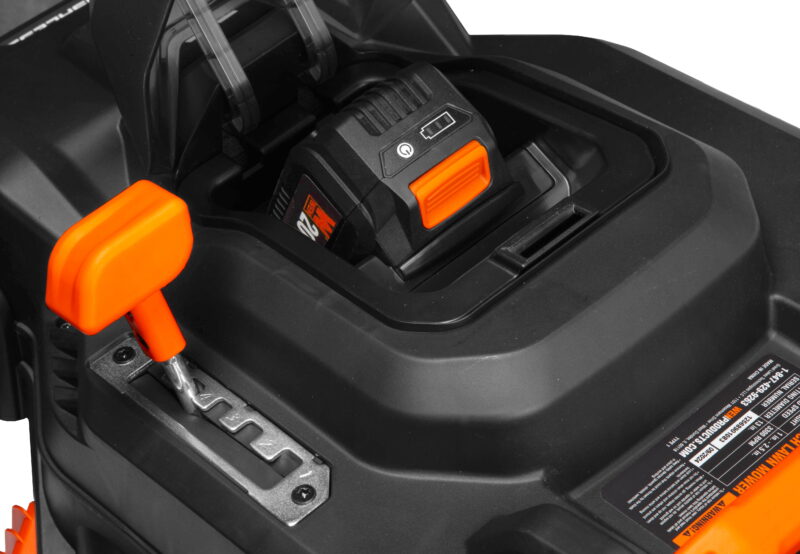 WEN 20V Max 15-Inch Cordless Brushless Lawn Mower with 5Ah Battery and Charger - Image 3