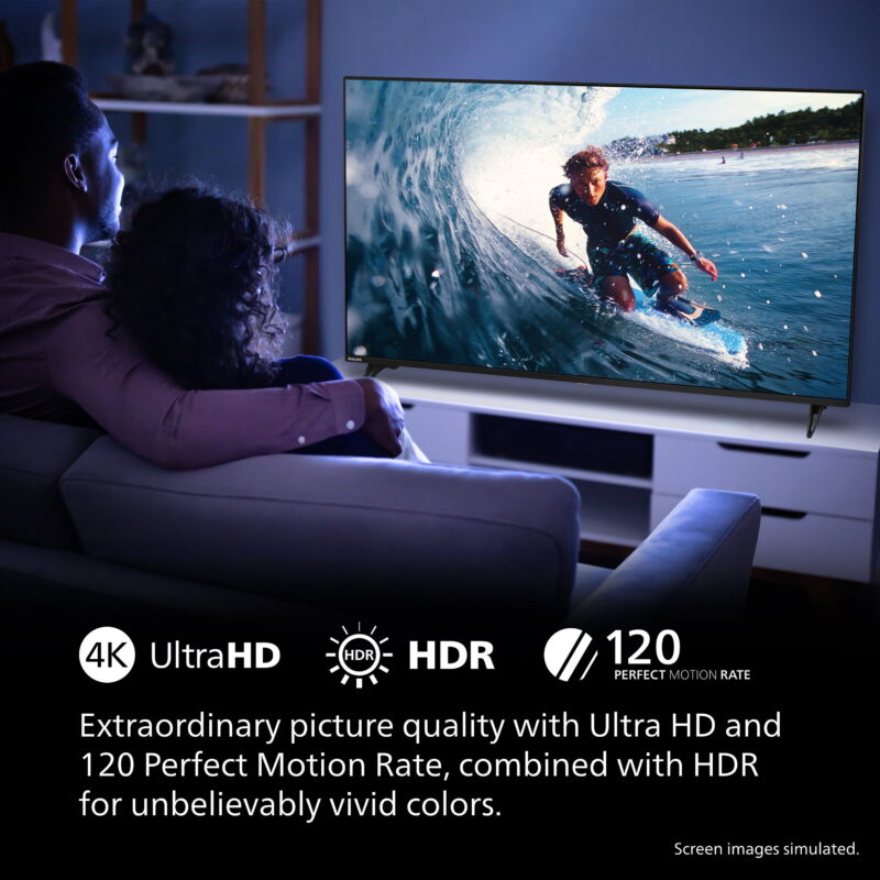 Philips 70" Class 4K Ultra HD (2160p) Google Smart LED Television (70PUL7553/F7) - Image 6
