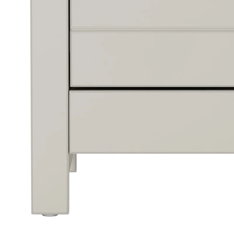 Lancaster Wood 6 Drawer Dresser, Ivory, by Hillsdale Living Essentials - Image 7
